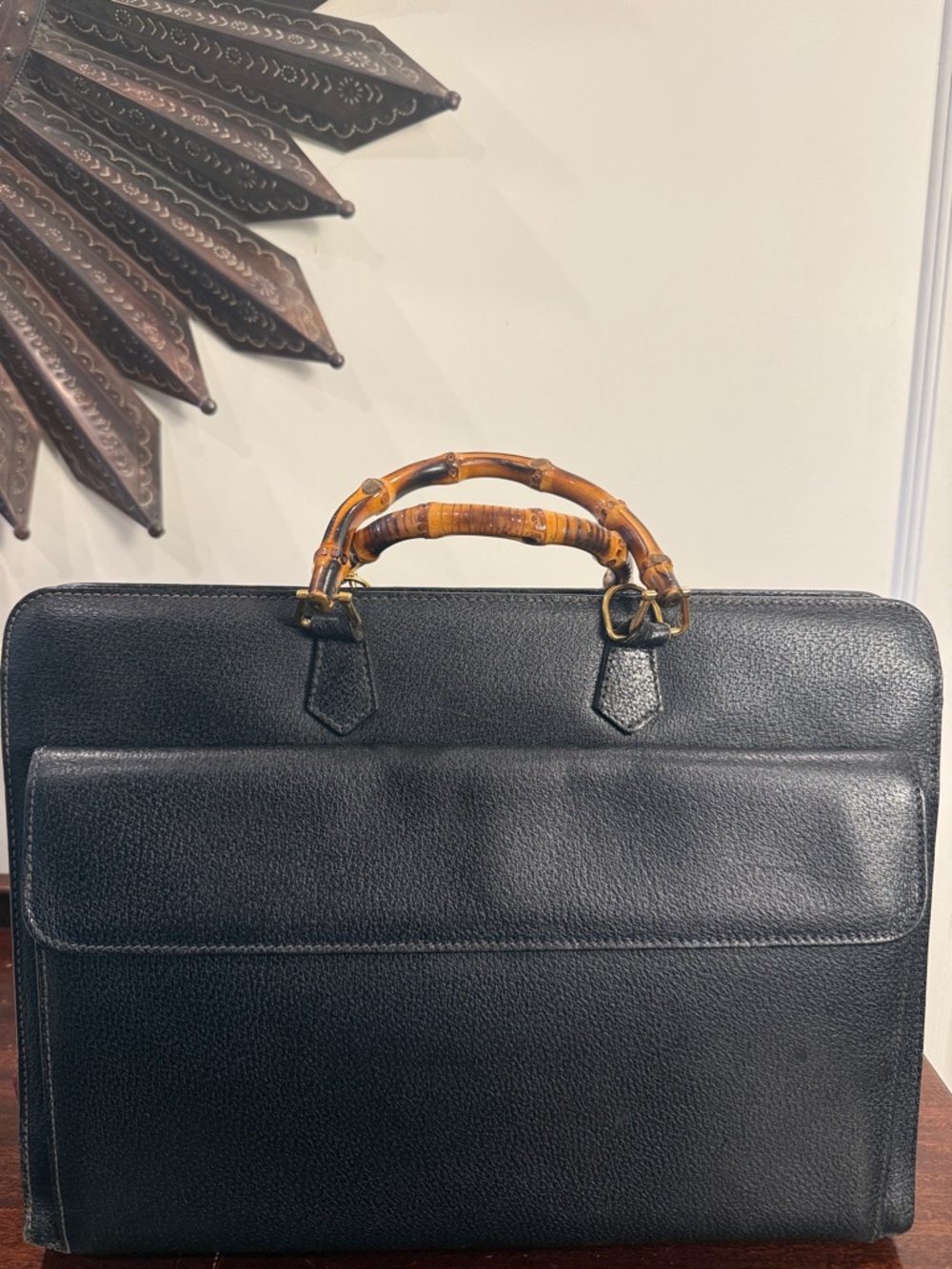 Authentic Gucci Diana Briefcase – 1990s Icon w/ Bamboo Top Handle